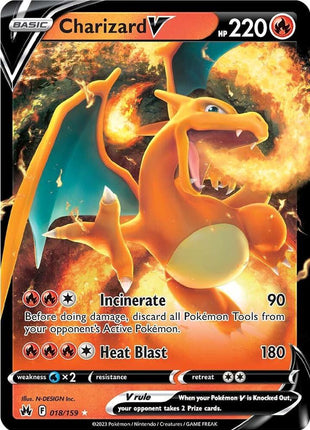 Charizard V - Crown Zenith - Holofoil - Near Mint (NM)