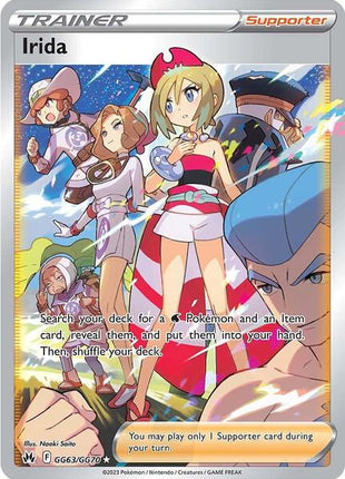 Irida - Crown Zenith Galarian Gallery - Holofoil - Near Mint (NM)