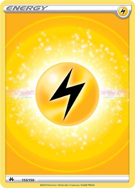Lightning Energy (Texture Full Art) - Crown Zenith - Holofoil - Near Mint (NM)