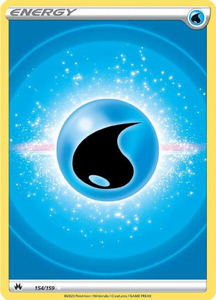 Water Energy (Texture Full Art) - Crown Zenith - Holofoil - Near Mint (NM)