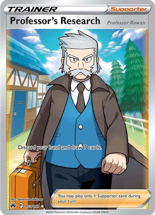 Professor's Research (Full Art) - Crown Zenith - Holofoil - Near Mint (NM)