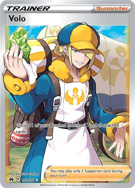 Volo (Full Art) - Crown Zenith - Holofoil - Near Mint (NM)
