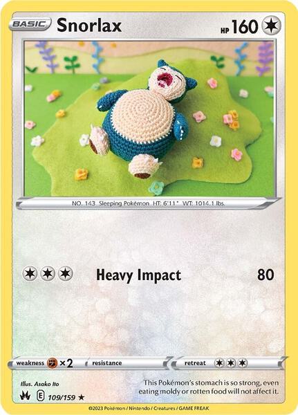 Snorlax - Crown Zenith - Reverse Holofoil - Near Mint (NM)