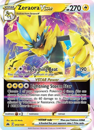 Zeraora VSTAR - Crown Zenith - Holofoil - Near Mint (NM)