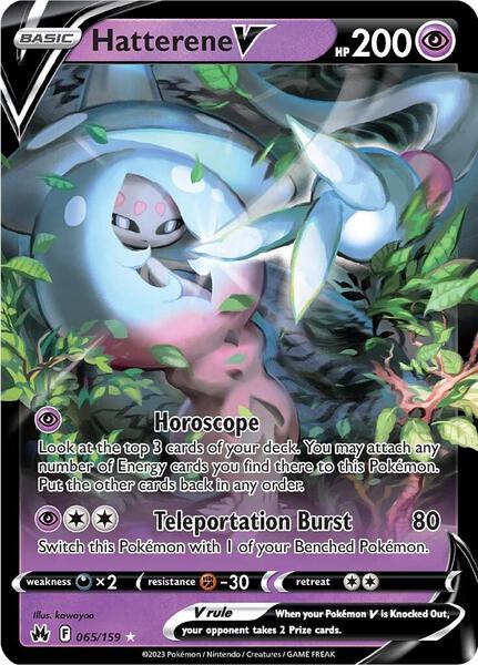 Hatterene V - Crown Zenith - Holofoil - Near Mint (NM)