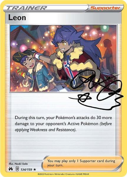 Leon - SWSH Crown Zenith - Holofoil - Near Mint (NM)