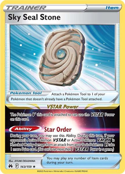 Sky Seal Stone - SWSH Crown Zenith - Holofoil - Near Mint (NM)