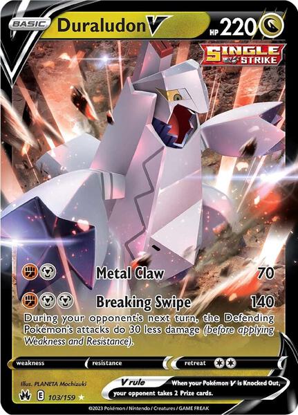 Duraludon V - Crown Zenith - Holofoil - Near Mint (NM)