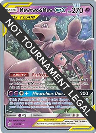 Mewtwo & Mew GX - 2019 (Henry Brand) - World Championship Decks - Near Mint (NM)