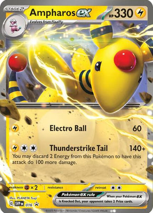 Ampharos ex - 016 - SV Scarlet and Violet Promo Cards - Holofoil - Near Mint (NM)