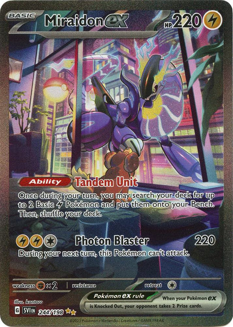 Miraidon ex - 244/198 - SV01 Scarlet and Violet Base Set - Holofoil - Near Mint (NM)