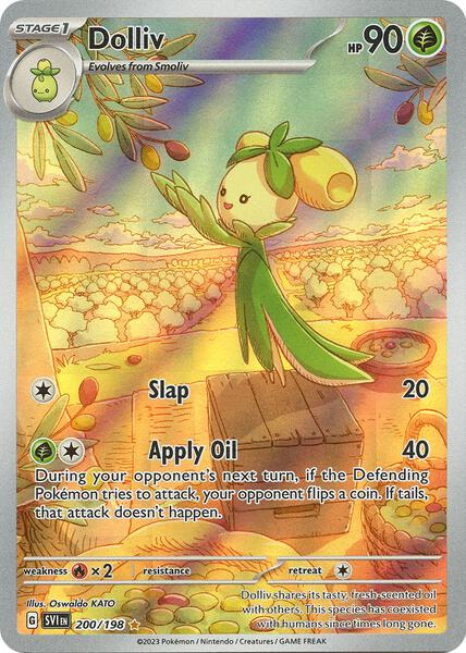 Dolliv - 200/198 - SV01 Scarlet and Violet Base Set - Holofoil - Lightly Played (LP)