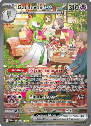 Gardevoir ex - 245/198 - SV01 Scarlet and Violet Base Set - Holofoil - Near Mint (NM)