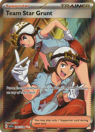 Team Star Grunt - 242/198 - SV01 Scarlet and Violet Base Set - Holofoil - Near Mint (NM)