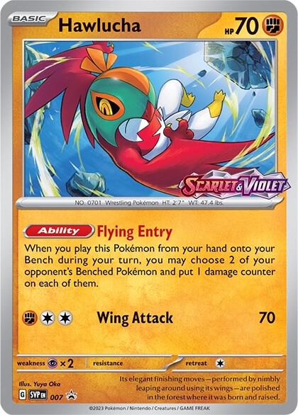 Hawlucha - 007 (Prerelease) - SV Scarlet and Violet Promo Cards - Holofoil - Near Mint (NM)
