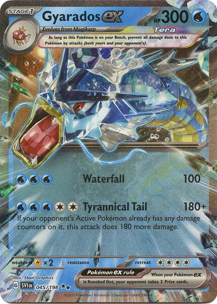 Gyarados ex - 045/198 - SV01 Scarlet and Violet Base Set - Holofoil - Near Mint (NM)