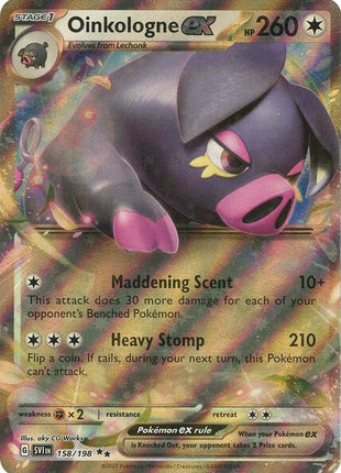 Oinkologne ex - 158/198 - SV01 Scarlet and Violet Base Set - Holofoil - Near Mint (NM)