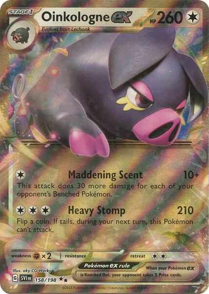Oinkologne ex - 158/198 - SV01 Scarlet and Violet Base Set - Holofoil - Near Mint (NM)
