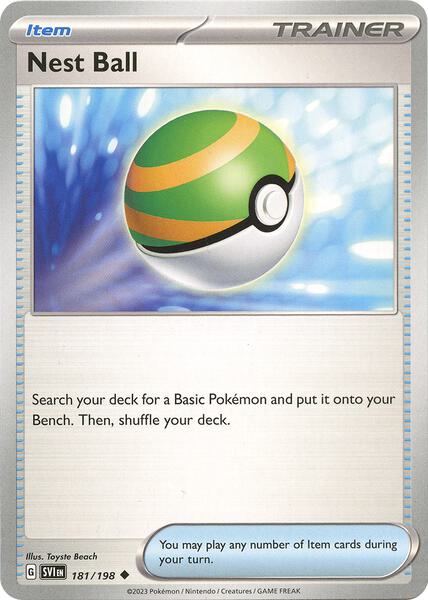 Nest Ball - 181/198 - SV01 Scarlet and Violet Base Set - Near Mint (NM)
