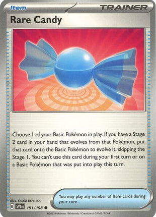 Rare Candy - 191/198 - SV01 Scarlet and Violet Base Set - Near Mint (NM)