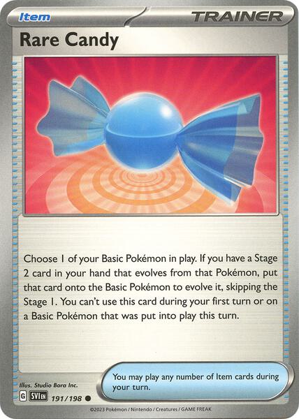 Rare Candy - 191/198 - SV01 Scarlet and Violet Base Set - Near Mint (NM)