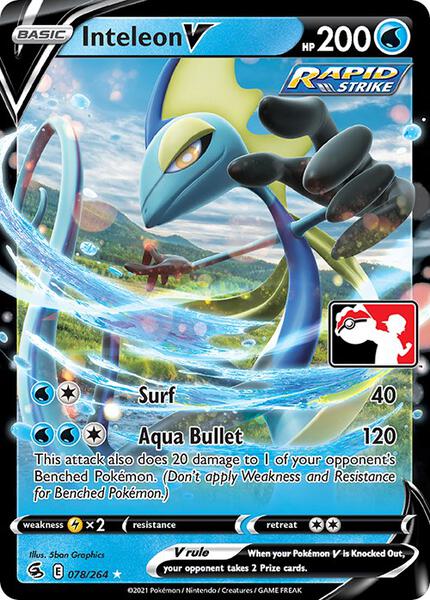 Inteleon V - Prize Pack Series Cards - Holofoil - Near Mint (NM)