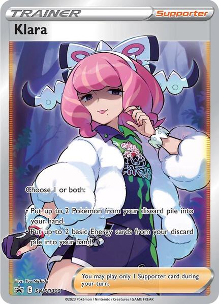 Klara (Full Art) - SWSH Sword and Shield Promo Cards - Holofoil - Near Mint (NM)