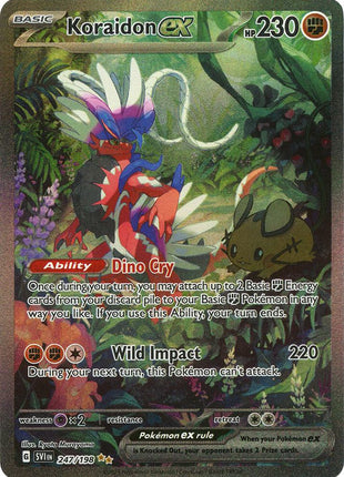 Koraidon ex - 247/198 - SV01 Scarlet and Violet Base Set - Holofoil - Near Mint (NM)