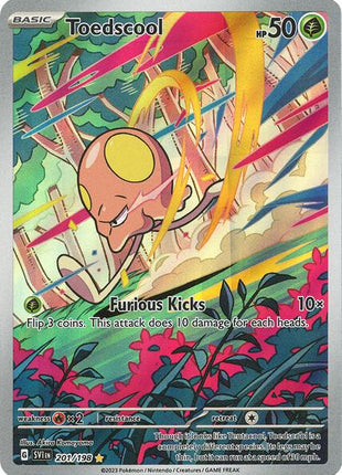Toedscool - 201/198 - SV01 Scarlet and Violet Base Set - Holofoil - Near Mint (NM)
