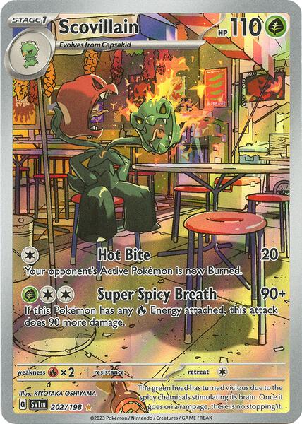 Scovillain - 202/198 - SV01 Scarlet and Violet Base Set - Holofoil - Near Mint (NM)