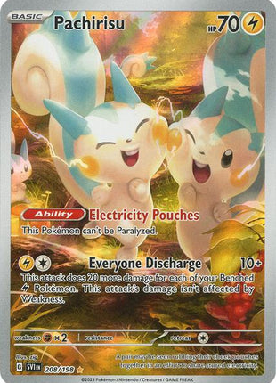 Pachirisu - 208/198 - SV01 Scarlet and Violet Base Set - Holofoil - Near Mint (NM)