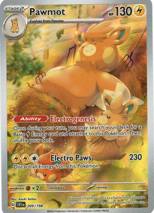 Pawmot - 209/198 - SV01 Scarlet and Violet Base Set - Holofoil - Near Mint (NM)