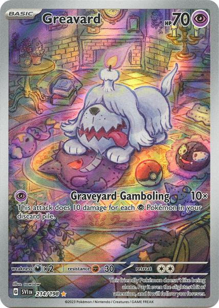 Greavard - 214/198 - SV01 Scarlet and Violet Base Set - Holofoil - Near Mint (NM)