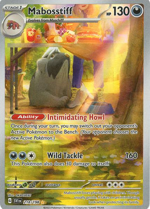 Mabosstiff - 218/198 - SV01 Scarlet and Violet Base Set - Holofoil - Near Mint (NM)
