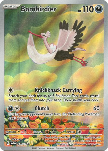 Bombirdier - 219/198 - SV01 Scarlet and Violet Base Set - Holofoil - Near Mint (NM)