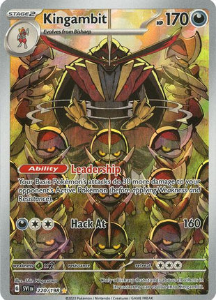 Kingambit - 220/198 - SV01 Scarlet and Violet Base Set - Holofoil - Near Mint (NM)