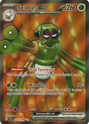 Spidops ex - 223/198 - SV01 Scarlet and Violet Base Set - Holofoil - Near Mint (NM)