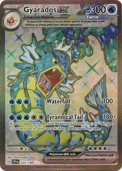 Gyarados ex - 225/198 - SV01 Scarlet and Violet Base Set - Holofoil - Lightly Played (LP)
