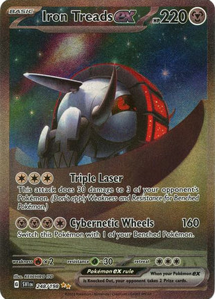 Iron Treads ex - 248/198 - SV01 Scarlet and Violet Base Set - Holofoil - Near Mint (NM)