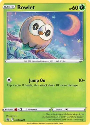 Rowlet - SWSH220 (Cosmos Holo) - Miscellaneous Cards and Products - Holofoil - Near Mint (NM)