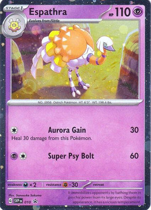 Espathra - 010 - SV Scarlet and Violet Promo Cards - Holofoil - Near Mint (NM)