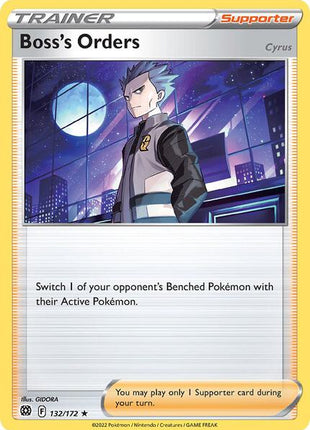Boss's Orders (Cyrus) - 132/172 (Cosmos Holo) - Miscellaneous Cards and Products - Holofoil - Near Mint (NM)