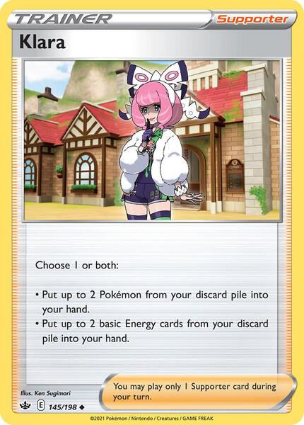 Klara - 145/198 (Cosmos Holo) - Miscellaneous Cards and Products - Holofoil - Near Mint (NM)