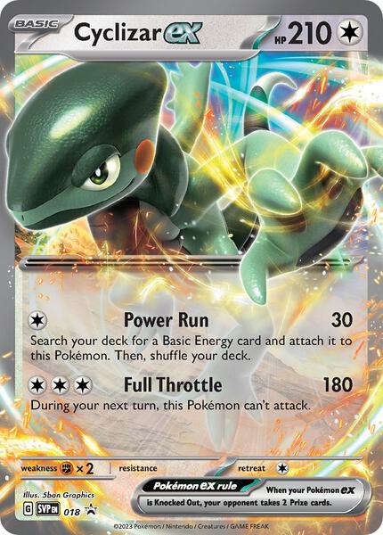 Cyclizar ex - 018 - SV Scarlet and Violet Promo Cards - Holofoil - Near Mint (NM)