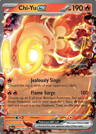 Chi-Yu ex - 040/193 - SV02 Paldea Evolved - Holofoil - Near Mint (NM)
