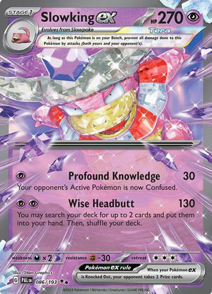 Slowking ex - 086/193 - SV02 Paldea Evolved - Holofoil - Near Mint (NM)