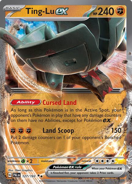Ting-Lu ex - SV02 Paldea Evolved - Holofoil - Near Mint (NM)