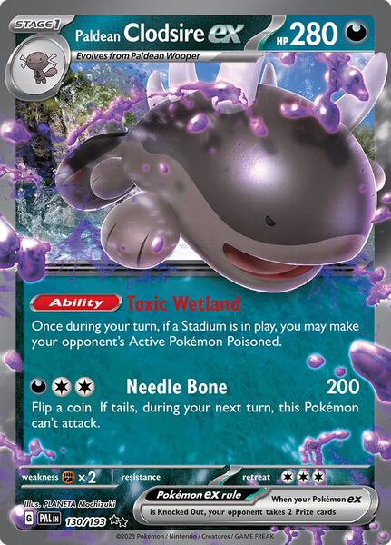 Paldean Clodsire ex - SV02 Paldea Evolved - Holofoil - Near Mint (NM)