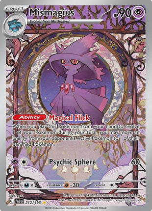 Mismagius - 212/193 - SV02 Paldea Evolved - Holofoil - Near Mint (NM)