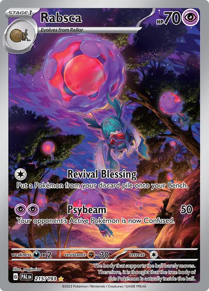 Rabsca - 215/193 - SV02 Paldea Evolved - Holofoil - Near Mint (NM)